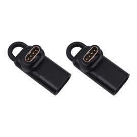 Tiardey 2 Pieces 90 Degree Type C Watch Charging Port USB C 90 Degree Adapter Compatible with Garmin Fenix 7/7S/7X/6/6S/6X/5/5S/5X/Forerunner 245/255/Vivoactive 3/4/Instinct 2