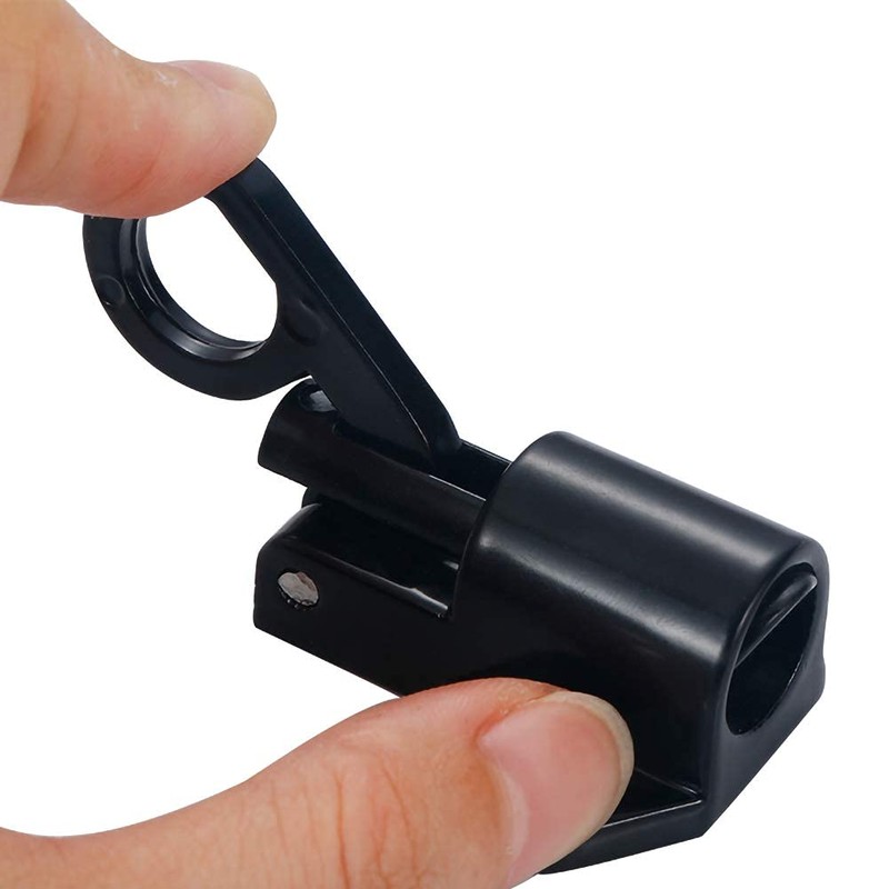 TPOHH Aluminum Alloy Security Automatic Window Gate Lock Spring Bounce