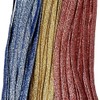 BupiMufi 9-10 mm Wide Flat Shoelaces in Glitter [Made of