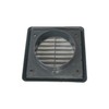 Fixed Louvered Wall Vent Grille 100mm / 4" Grey Anthracite