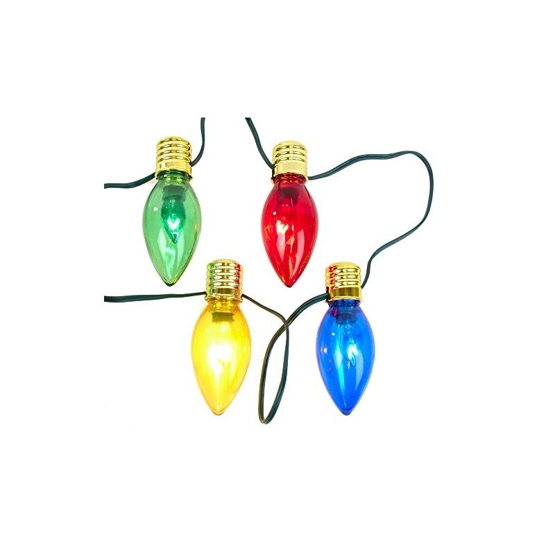 Kurt S. Adler UL 10 Multi-Colored Giant C7 Bulb Light