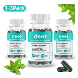 Unbranded 3 PACK DEOS Internal Deodorant Supplement – DEOS Full Body Deodorizer 30 Caps