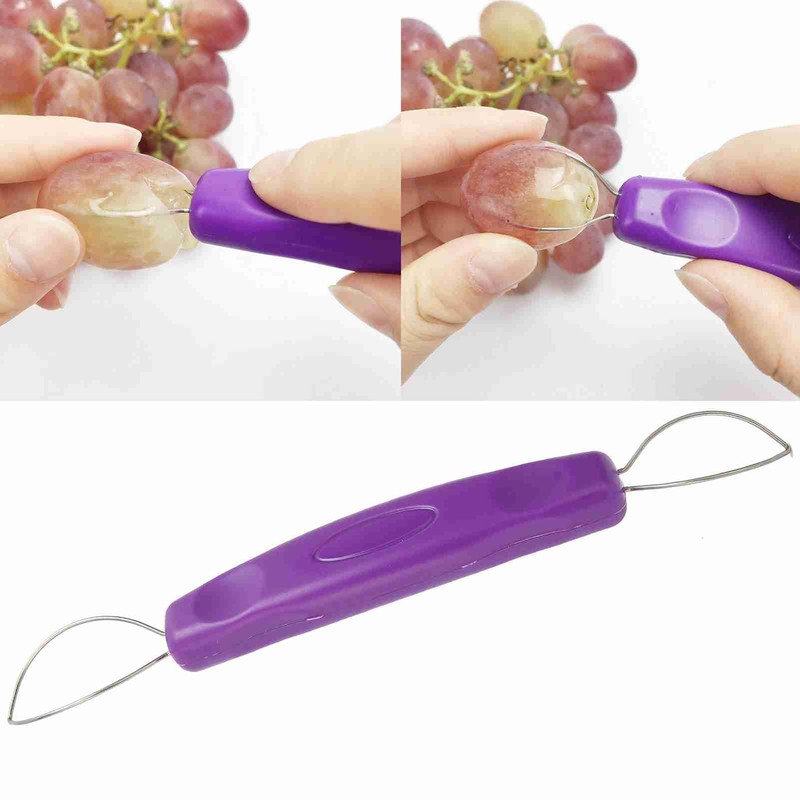 Stainless Steel Grape Peeler Fruit Grape Skin Peeler Remover Kitchen