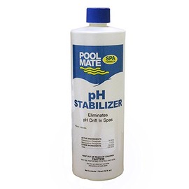 Pool Mate 1-Quart Premium pH Balancer for Hot Tubs, Stabilizes pH to The Correct Range, Made in USA