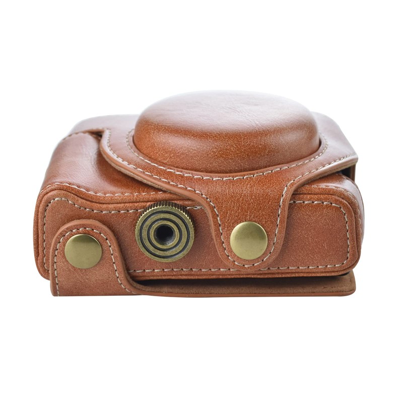 Rieibi ZV1 Case - Vintage PU Leather Camera Case for