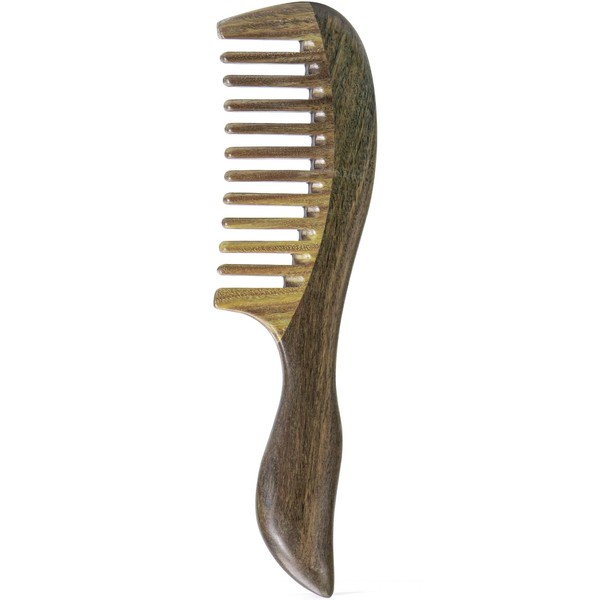 Beomeen Hair Comb Wooden Wide Tooth Combs for Curly, Detangling