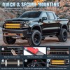 Nilight 2PCS 24 inch Truck Grille Strobe Lights Strip 384
