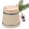 Hofmeister Holzwaren, cucumber pot, cucumber pot with lid, 2 liter,
