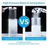 KAIYING Chrome High Pressure Handheld Shower Head with ON/OFF Pause