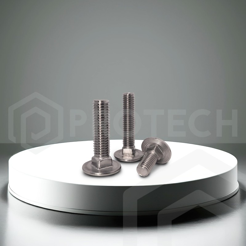 PROTECH Carriage Bolts DIN 603 M8 x 70 Stainless Steel
