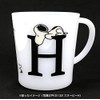 Snoopy [Sticker] Heat and Water Resistant Initial Sticker / Alphabet