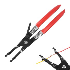 Soldering Pliers, Metal Hose Clamp Pliers, Universal Car Soldering Aid Pliers, Soldering Wire Holder for Car Maintenance Repair, Black