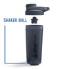 BluePeak Protein Shaker Bottle 28-Ounce, 3-Pack with Twist Cap. BPA