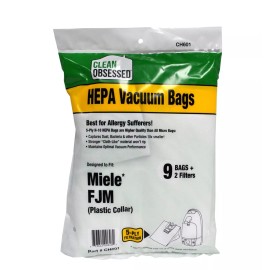 For Miele Clean Obsessed Miele FJM HEPA Vacuum Bags CH601
