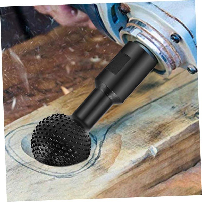 Ipetboom Sphere Rotary Burr for Woodworking Angle Cutter Tool Round
