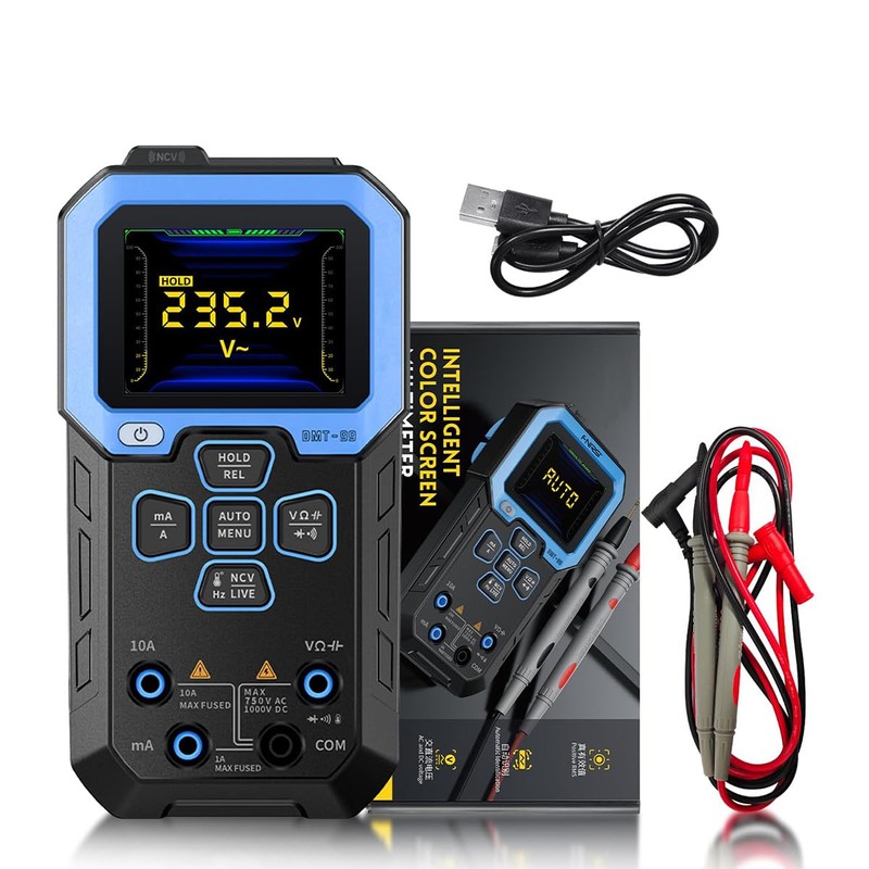 DollaTek Digital Multimeter 10000 Counts Voltage Current Resistance Capacitance Frequency