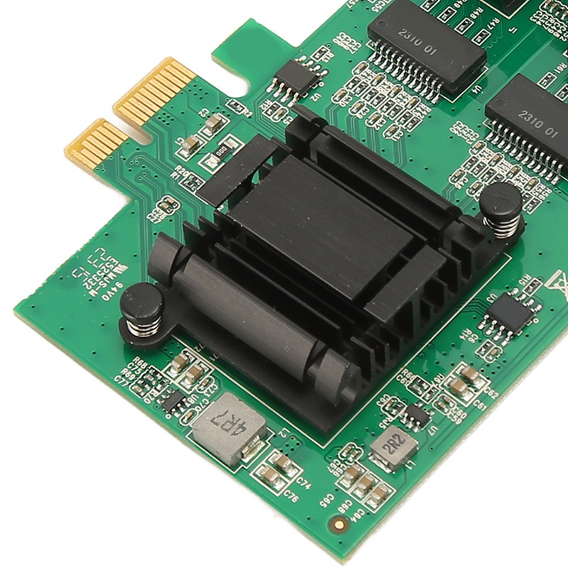 TXA108 82571 2 RJ45 Port Gigabit Network Card PCI Ex1