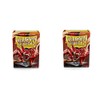 2 Packs Dragon Shield Matte Ruby Standard Size 100 ct