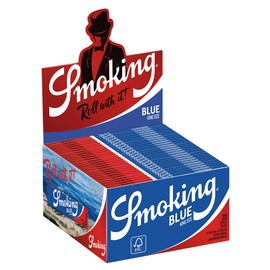 Smoking 1 x King Size Blue 50 x 33, Small