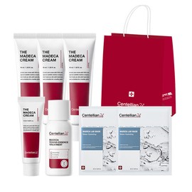 Centellian 24 Moisture Set_The Madeca Cream 45ml x 3 + 15ml x 1 + Toning Essence 30ml x 1 + Moisture Wrap Mask x 2 / 센텔리안24 수분SET_더 마데카크림 45ml 3개+15ml 1개+토닝에센스30ml 1개+수분 랩마스크2매