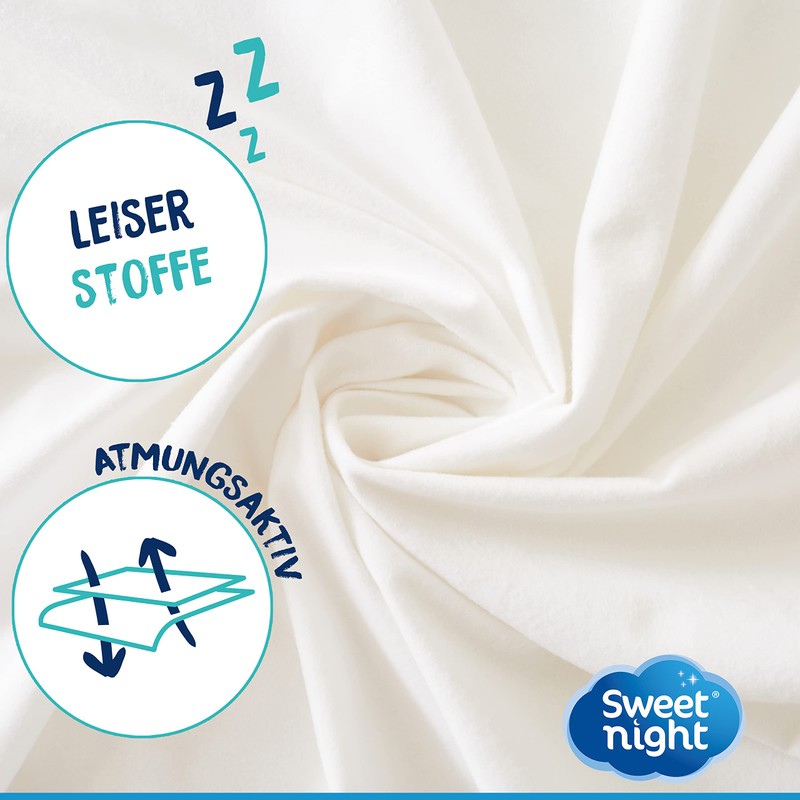 Sweet Night Axel Pack of 2 protèges-oreillers Waterproof Jersey Polyester