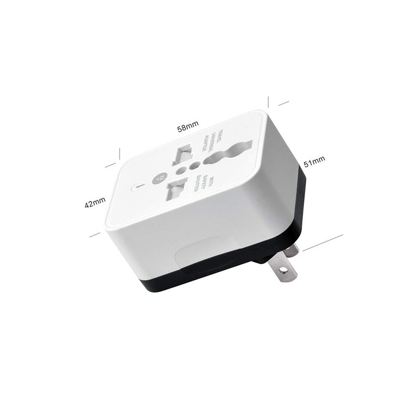 ICEVEIN Universal Power Travel Plug Adapter Converting from EU/UK/CN/AU/JP to