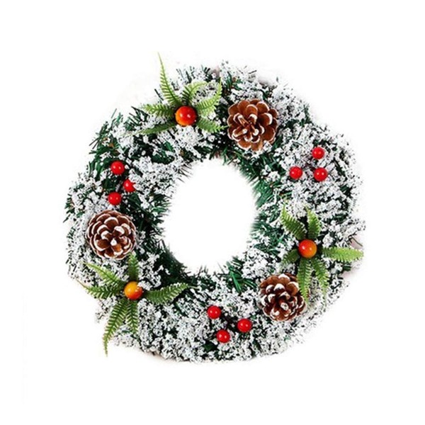 QTKJ Set of 4 Handmade Easter Wreath Decorative Taper Candle