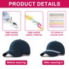 Qoncosy 12 Pack Rhinestone Trucker Hat Chains for Women Men,