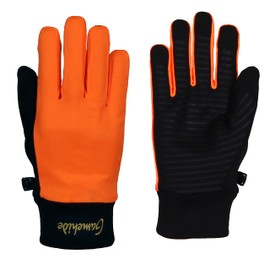 Gamehide Lightweight Ultimate Upland Hunting Glove with Screen Touch Fingers (One Size Fits Most, Orange/Black)