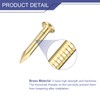 sourcing map 35Pcs Small Tiny Nails 2.8x20mm(DXL) Tiny Brass Nails