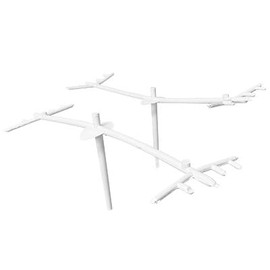 S&K Replacement Antennae for BN-16 Purple Martin Barn - White, Multiple Access, Plastic, 9"L x 3"W x 3.5"H