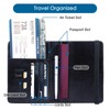 Passport Holder with RFID Blocking, Premium PU Leather Travel Passport