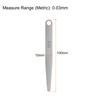 HARFINGTON 10pcs Feeler Gauge 0.03mm Thickness Gauge 65MN Steel Metric