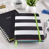 Astrobrights Twin Wire Journal, Hardcover, Black Matte, 6.5" x 8.5",