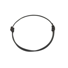 Pingyongchang Adjustable Cord Bracelet- Colorful Waterproof Nylon String Bracelets Boho Surfer Anklet for Men Women Beach Bracelet pulseras para hombres Surfer Bangle Bracelets-Black