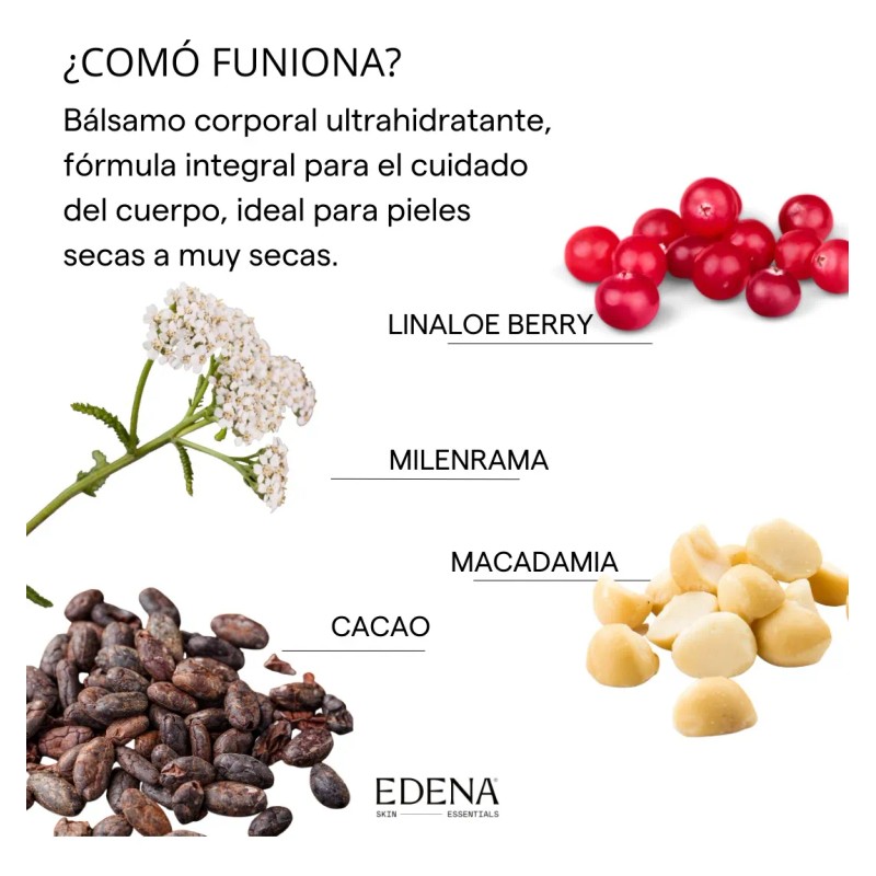 Edena, Mantequilla Humectante De Linaloe Y Cacao Linaloe