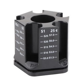 Coin Counter Coin Sorter,Pen Holder Coin Holder as Desk Organizer,Piggy Bank for Adults & Kids, 360° Rotatable Coin Holder for Desk,Coin Wrappers Coin Bank Store