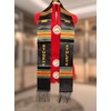Generic Student Athlete Sublimated Kente Cloth Graduation Stole - Vibrant