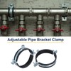 uxcell 8 Pcs Split Ring Pipe Hanger, 90mm/3.5inch Adjustable Pipe