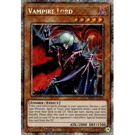 Vampire Lord (Platinum Secret Rare) - RA03-EN128 - Platinum Secret Rare - 1st Edition