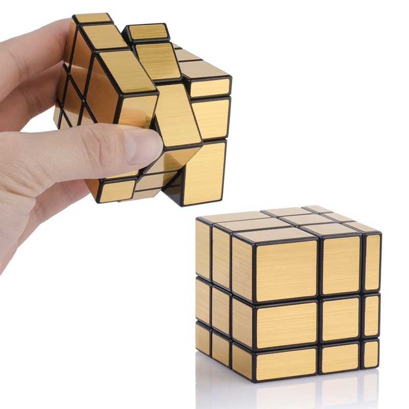 D-FantiX Shengshou 3x3x3 Mirror Cube Set, 2 Pack, ABS Plastics,