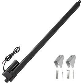 JQDML 32 Inch Stroke Linear Actuator 12V Heavy Duty 440lbs/2000N IP65 Waterproof Electric Actuator Speed 0.31"/sec with Mounting Brackets