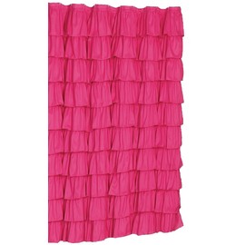 Spring Design Flamenco Ruffle Shower Curtain (Pink)