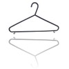 REQUISITE NEEDS Standard Coat Hangers Black Colour Strong Plastic Adult