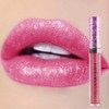 Metallic Diamond Liquid Glitter Shimmer Lipstick Nonstick Cup Makeup Lip