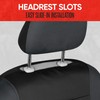 Motor Trend Gray Cloth Car Seat Covers for Front Seats