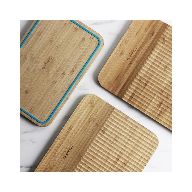 Trebonn - Wave Chop & Slide Medium Bamboo Chopping Board