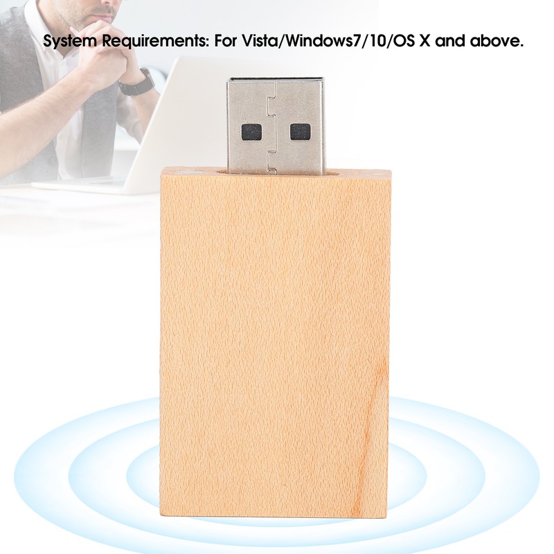 Wooden U Disk Portable USB Flash Drive Memory Stick Computer
