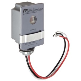 Morris Products 39012 Photocontrols Fixed Base, 2000W Tungsten Rating, 1000 (VA) Ballast Rating, 208-277 Voltage