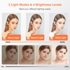 Selfie Light, EcoBasic Full-Screen Rechargeable Clip on Ring Light with